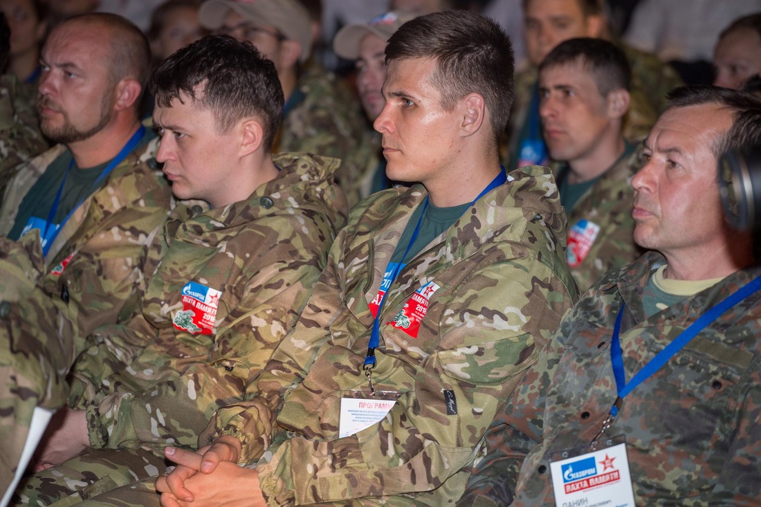 Торжественная церемония открытия военно-патриотической акции с участием дочерних обществ и организаций ПАО «Газпром» «Вахта памяти-2018»