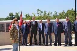 Церемония перезахоронения в рамках международной военно-патриотической акции «Вахта памяти — 2018»
