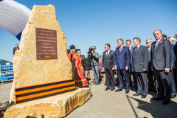Церемония начала строительства военно-мемориального комплекса в Липецкой области