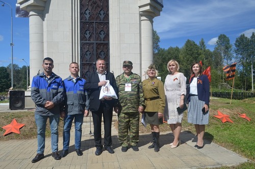 Работники ООО «Газпром трансгаз Москва» приняли участие в военно-патриотической акции в Калужской области