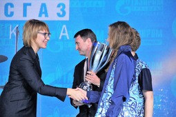 Церемония награждения победителей и призеров Спартакиады в общекомандном зачете.